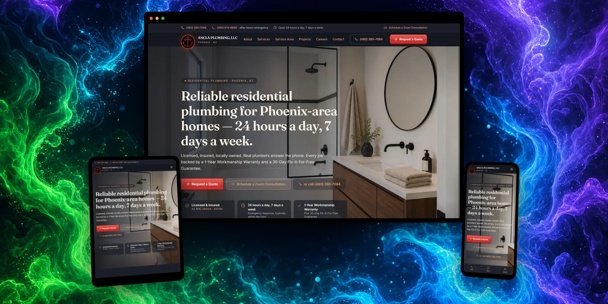 Ancla Plumbing screenshot
